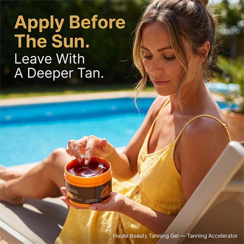 ☀️ Intensive Tanning Gel, Deep Tan Accelerator for Sun-Kissed Skin
