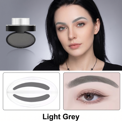Instant Brow Stamp Kit, One Step Long Lasting Natural Eyebrow Powder Set 🖌️