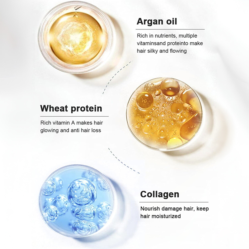 Collagen Hair Treatment Deep Repair Conditioning Argan Oil Hair Mask Essence✨