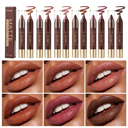 Matte Brown Lipstick, Suitable for All Skin Types 🤎
