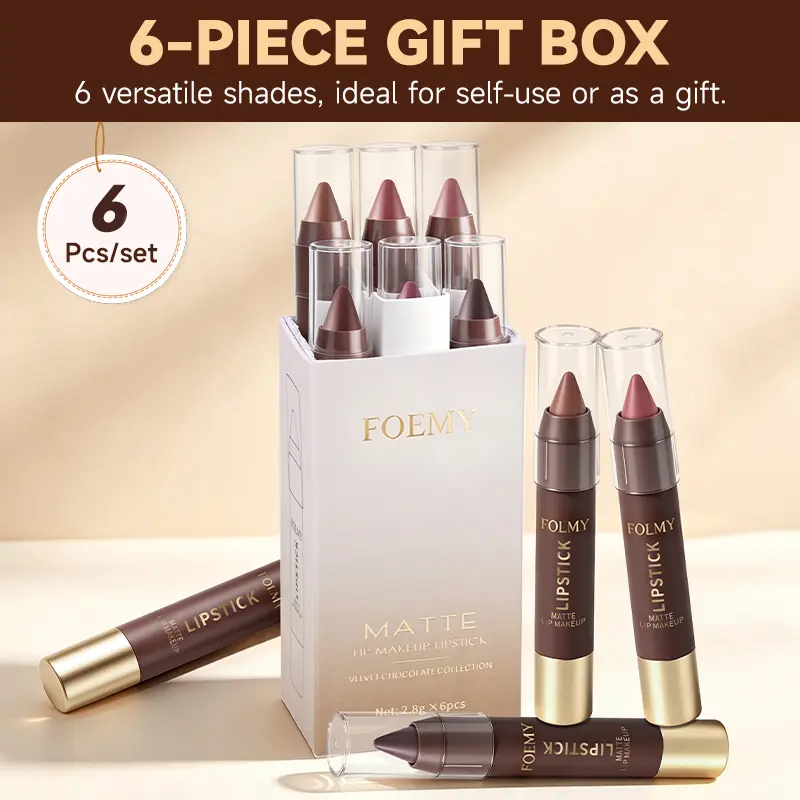 Matte Brown Lipstick, Suitable for All Skin Types 🤎