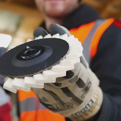 🛠️ 5-Inch Wool Flap Polishing Wheels for Angle Grinders