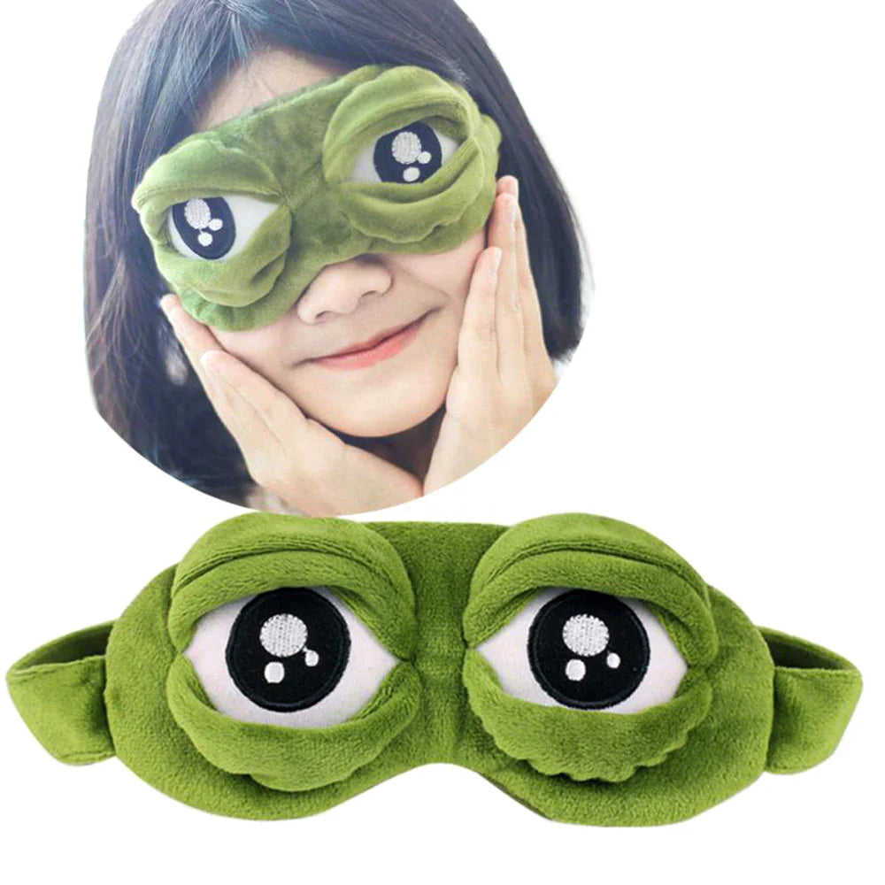 Sad Pepe The Frog Eye Mask | Funny Eye Masks For Sleeping