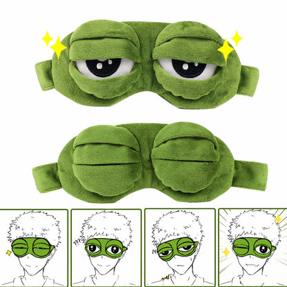 Sad Pepe The Frog Eye Mask | Funny Eye Masks For Sleeping