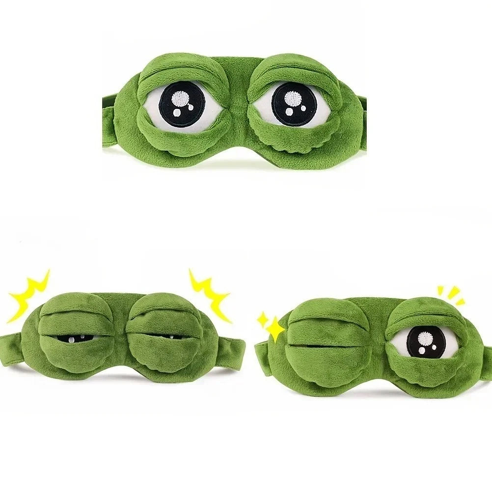 Sad Pepe The Frog Eye Mask | Funny Eye Masks For Sleeping