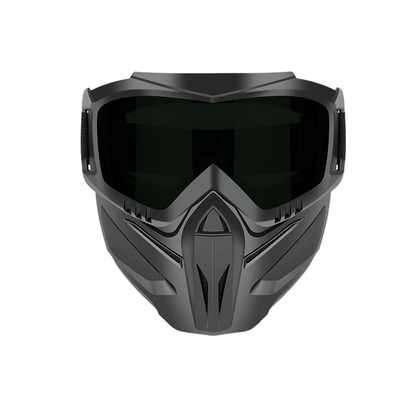 🏍️ Detachable Full Face Goggle Mask