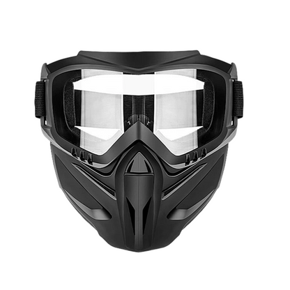 🏍️ Detachable Full Face Goggle Mask