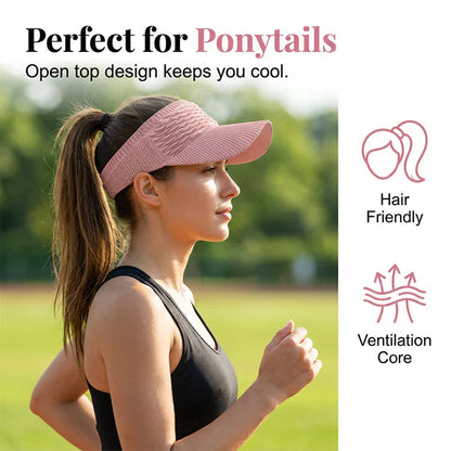 ☀️ Women's UV-Protective Ponytail Sun Hat