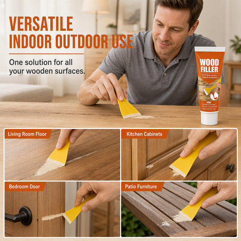 Wood Filler for Cracks and Holes 🛠️