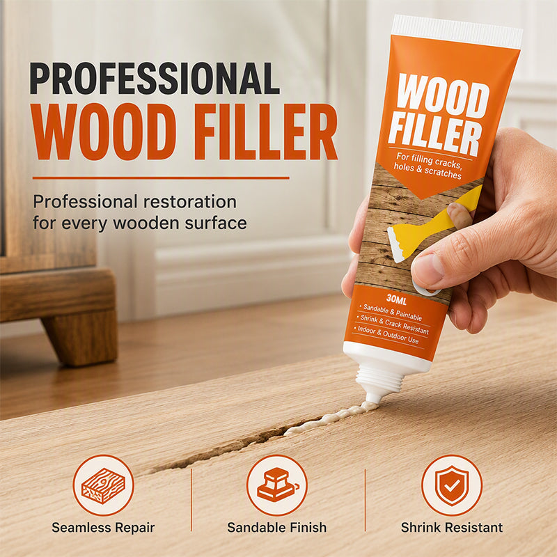 Wood Filler for Cracks and Holes 🛠️