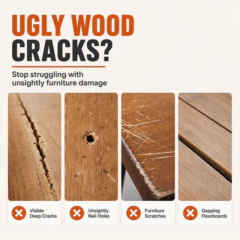 Wood Filler for Cracks and Holes 🛠️