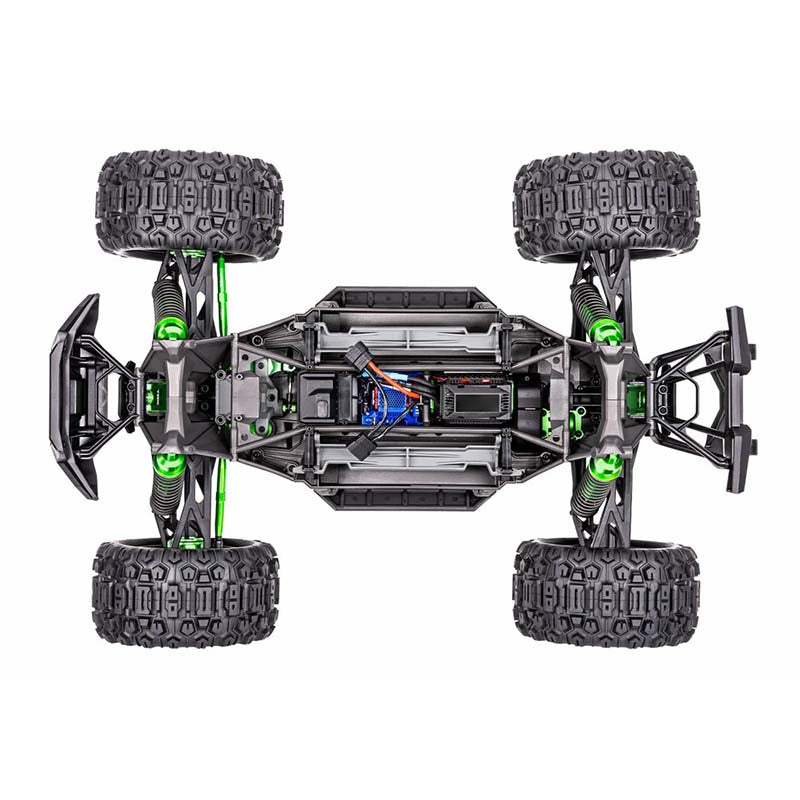 Green 4WD Brushless RC Monster Offroad Truck